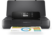 طابعة HP OfficeJet 202 المحمولة - طابعة نافثة للحبر ملونة فائقة الحمل، تدعم Wi-Fi وUSB، تصل سرعتها إلى 10 صفحات في الدقيقة بالأسود / 7 صفحات في الدقيقة بالألوان