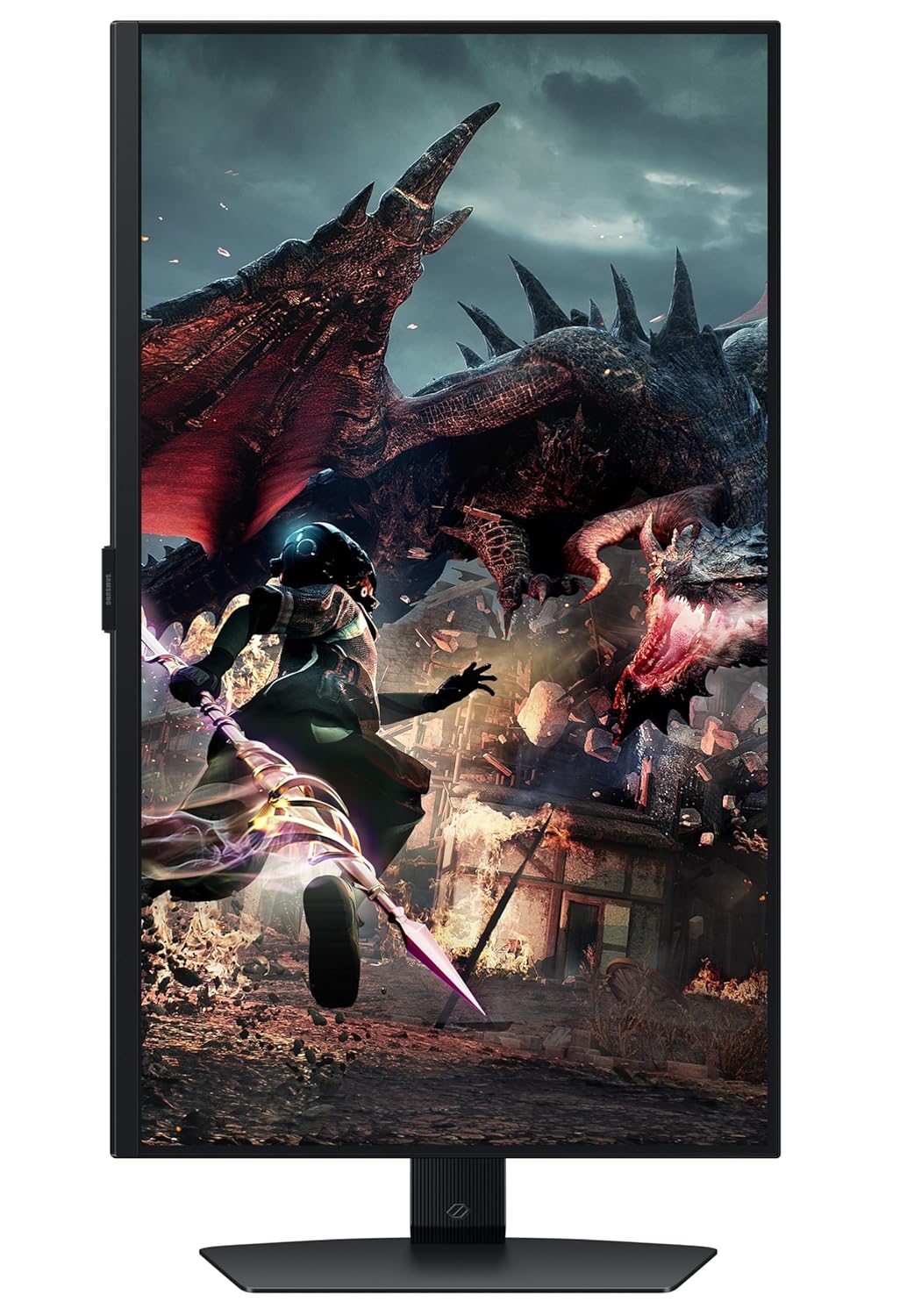 شاشة Samsung Odyssey G5 للألعاب IPS مسطحة 68.5 سم (27 بوصة) QHD (2,560 × 1,440)، 180 هرتز، 1 مللي ثانية (GTG)، AMD FreeSync، DP، HDMI، منفذ سماعة رأس، ضبط الارتفاع، الميل، التدوير، حامل دوار