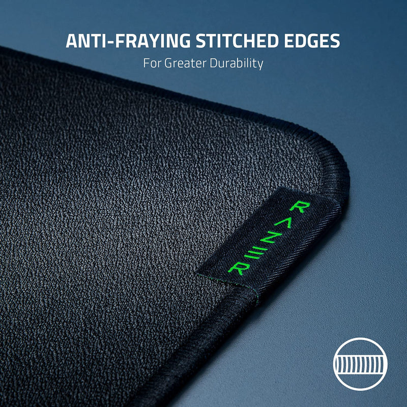 قاعدة ماوس Razer Strider Hybrid XXLarge ذات قاعدة ناعمة وانزلاق سلس: سطح منزلق ثابت - قاعدة مضادة للانزلاق - قابلة للدوران والمحمولة - حواف مخيطة مضادة للاهتراء - مقاومة للماء