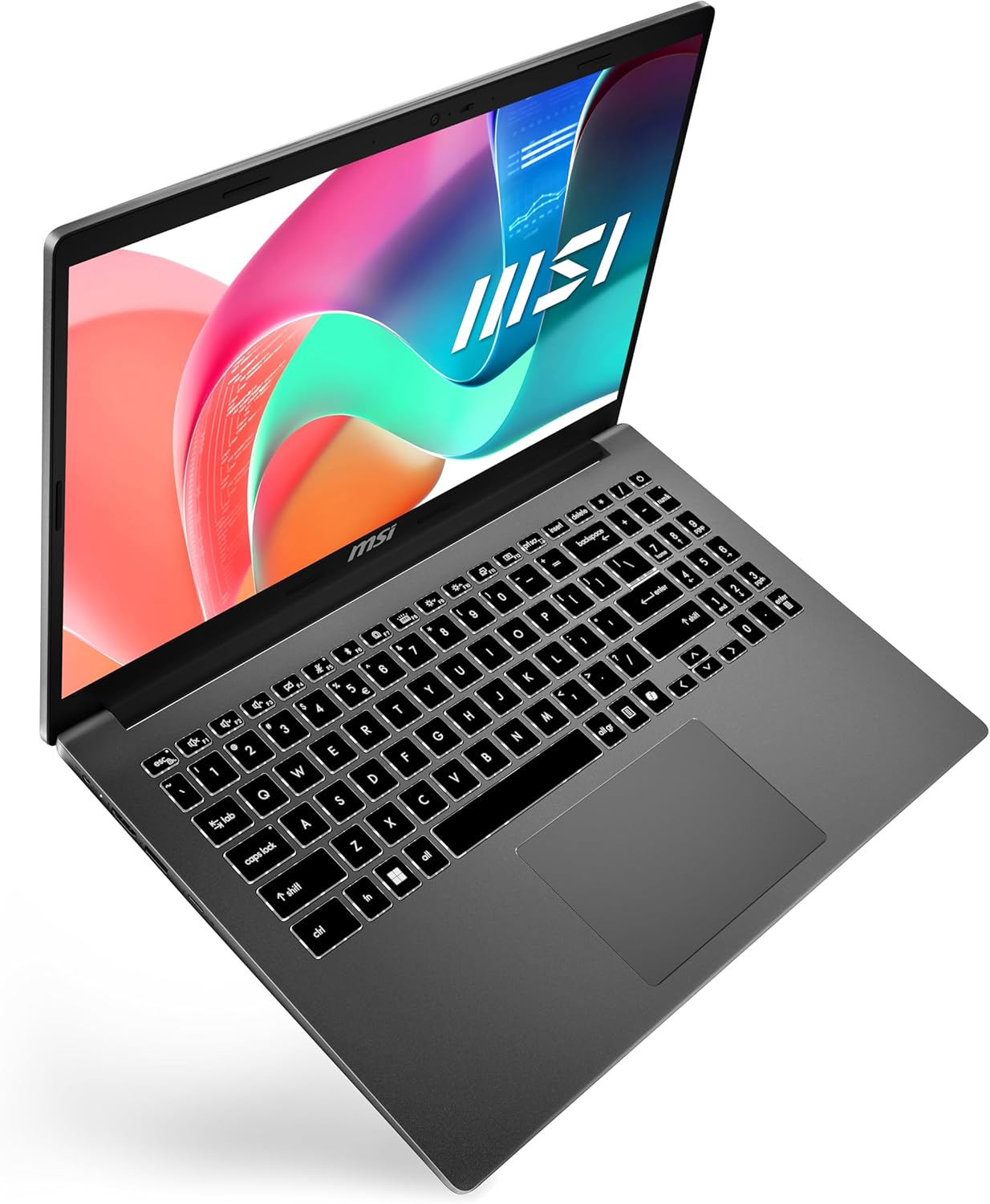 لابتوب MSI Modern 15 F13M بشاشة 15.6 بوصة عالية الوضوح - معالج Core i5-1334U - ذاكرة وصول عشوائي (RAM) سعة 16 جيجابايت - قرص SSD سعة 512 جيجابايت - نظام تشغيل Windows Pro K
