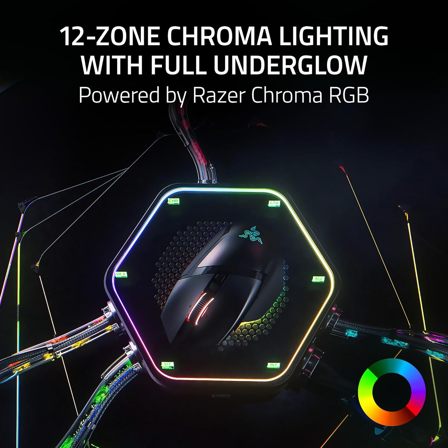 Razer Basilisk V3 Pro 35K Wireless Gaming Mouse – 35,000 DPI Focus Pro Sensor, Chroma RGB, 11 Buttons, Multi-Mode Connectivity