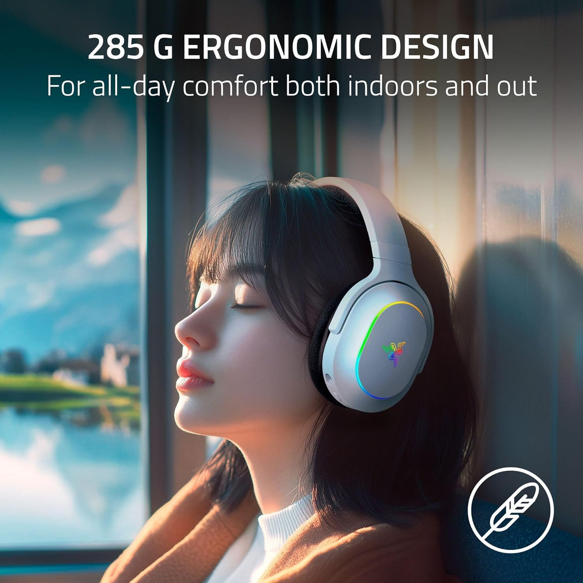 Razer Barracuda X Chroma Wireless Gaming Headset - TriForce 40mm Drivers - Dual Wireless (2.4GHz & Bluetooth) - 6-Zone Chroma RGB - Detachable HyperClear Cardioid Mic - 70-Hour Battery