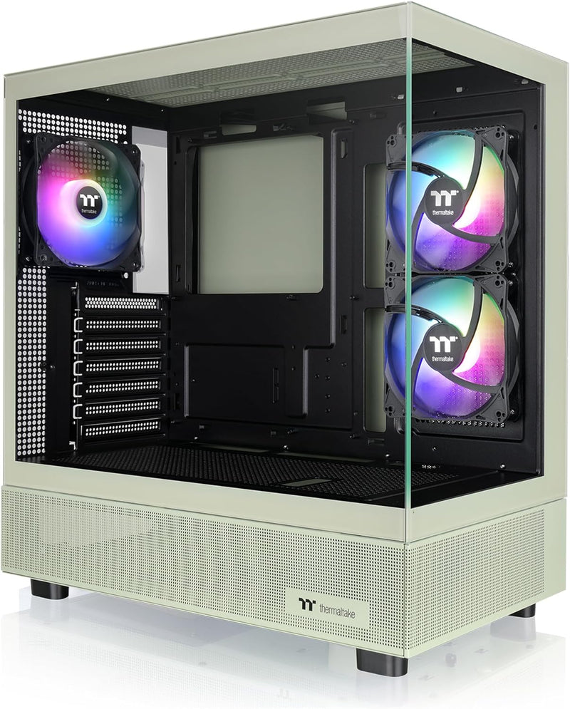 Thermaltake View 270 TG ARGB Mid Tower E-ATX Case; 3x120mm ARGB Fans Included; Support Up to 360mm Radiator; Front & Side Dual Tempered Glass Panel