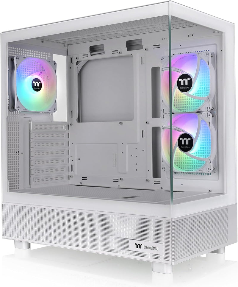 Thermaltake View 270 TG ARGB Mid Tower E-ATX Case; 3x120mm ARGB Fans Included; Support Up to 360mm Radiator; Front & Side Dual Tempered Glass Panel