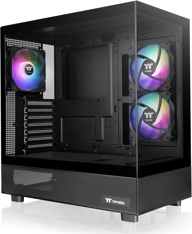 Thermaltake View 270 TG ARGB Mid Tower E-ATX Case; 3x120mm ARGB Fans Included; Support Up to 360mm Radiator; Front & Side Dual Tempered Glass Panel