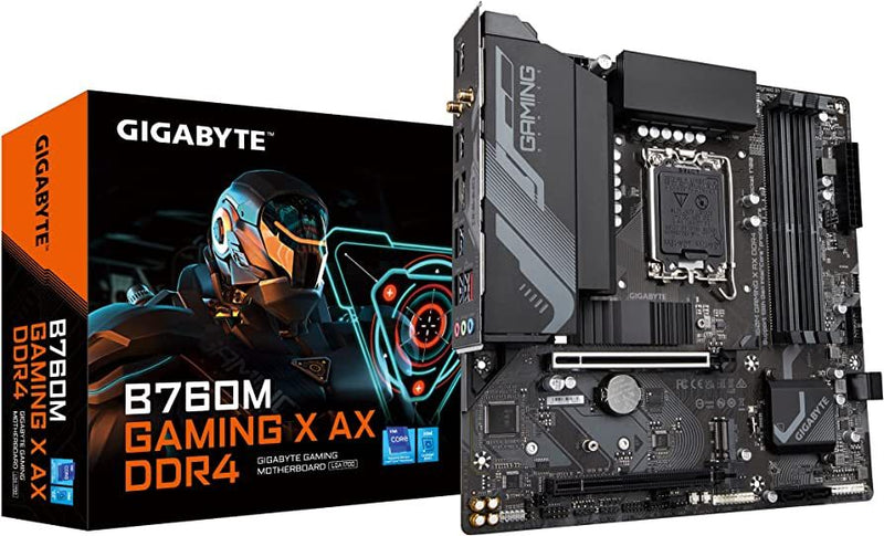 جيجابايت B760M GAMING X DDR4 LGA 1700 Micro-ATX اللوحة الأم