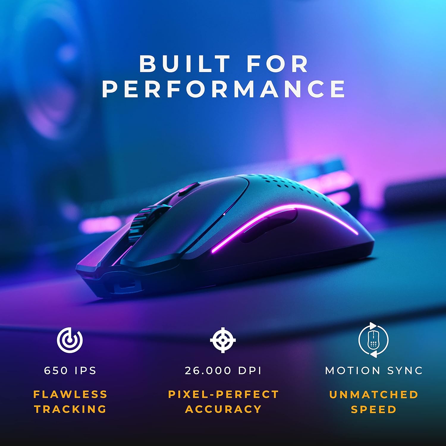 Glorious Model O 2 Mini Wireless Gaming Mouse, 57g Ultra-Lightweight, 26K Optical Sensor, Dual Wireless 2.4GHz & Bluetooth 5.2, Up to 210H Battery, 80M Clicks, 6 Programmable Buttons, FPS Gaming Mouse