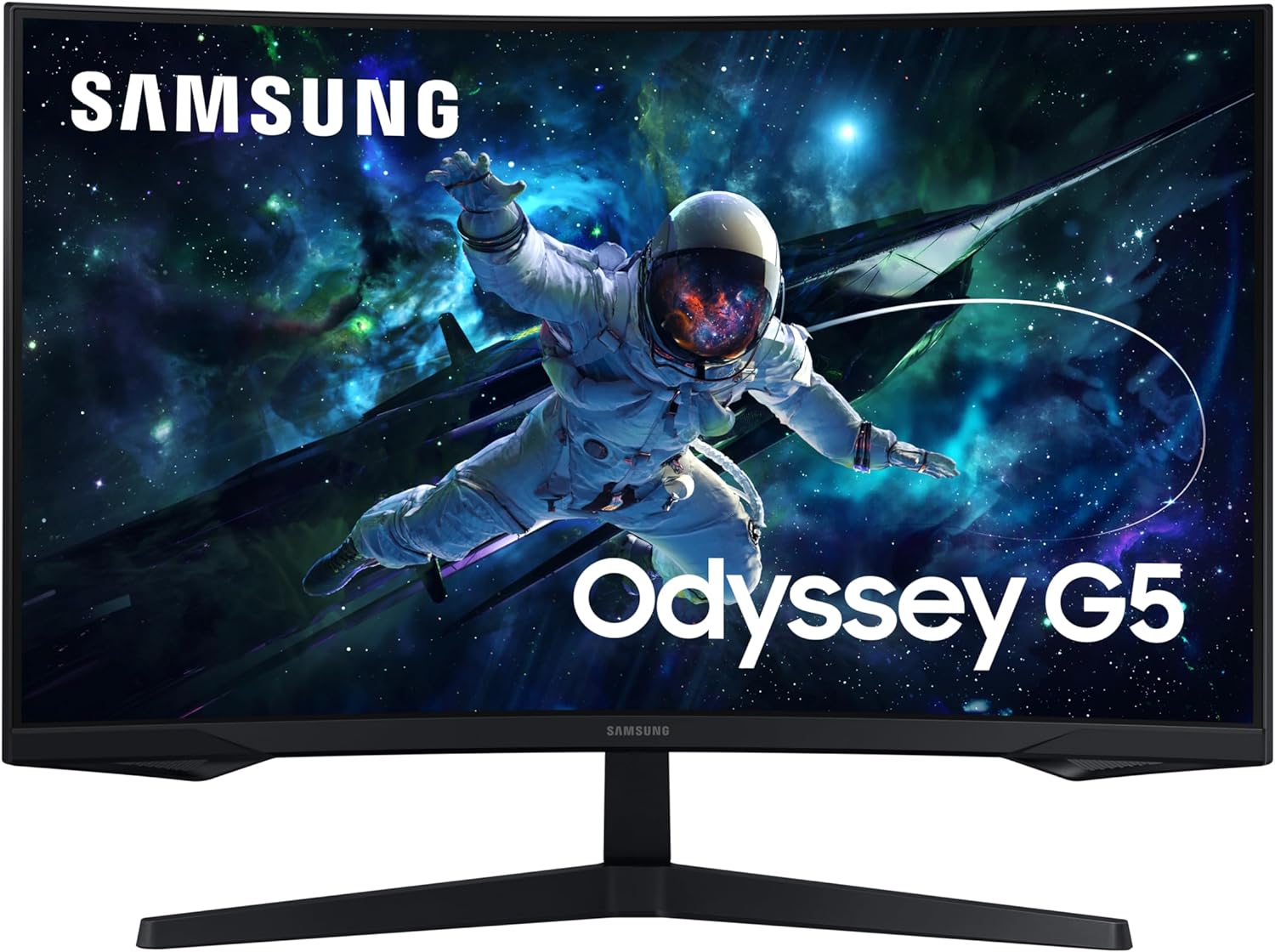 Samsung Odyssey G5  27" Gaming Monitor - QHD 2560x1440, 1000R Curved, 165Hz, 1ms, HDR10
