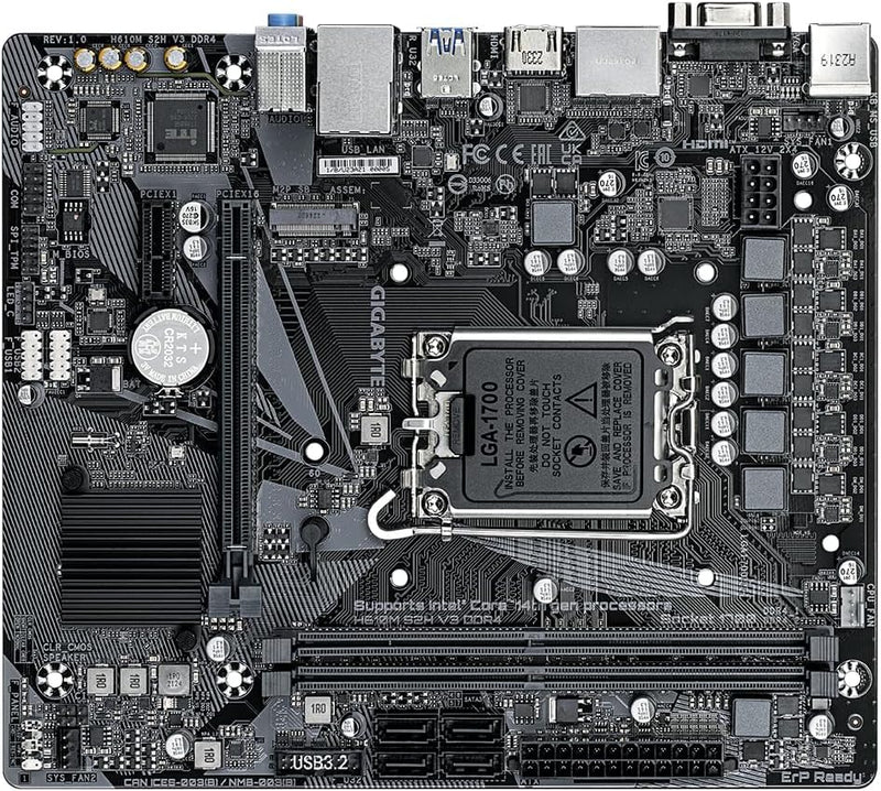 Gigabyte H610M S2H V3 DDR4 Motherboard