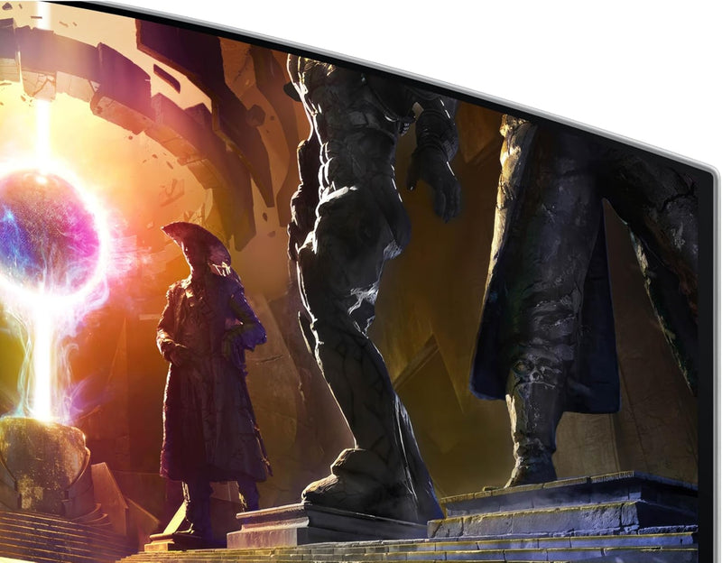 شاشة ألعاب سامسونج Odyssey QD-OLED G8 المنحنية مقاس 34 بوصة