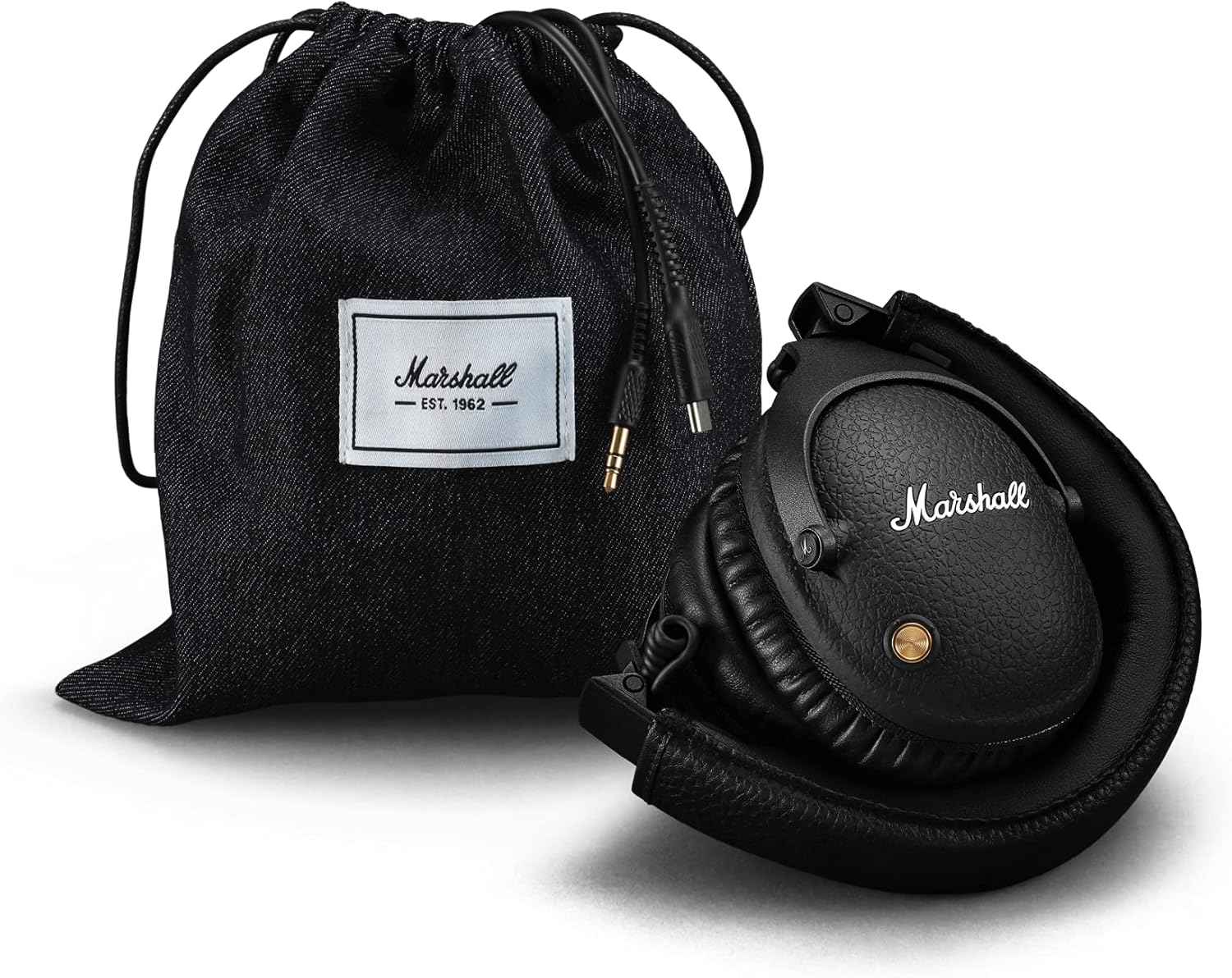 Marshall Monitor II Active Noise Canceling Over-Ear Bluetooth Headphone, Black