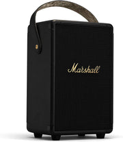 Marshall Tufton Portable Bluetooth 5.0 Speaker, 20+ Hours of Wireless Playtime - Water Resistant Speakers(IPX2), Powerful Audio, Black & Brass