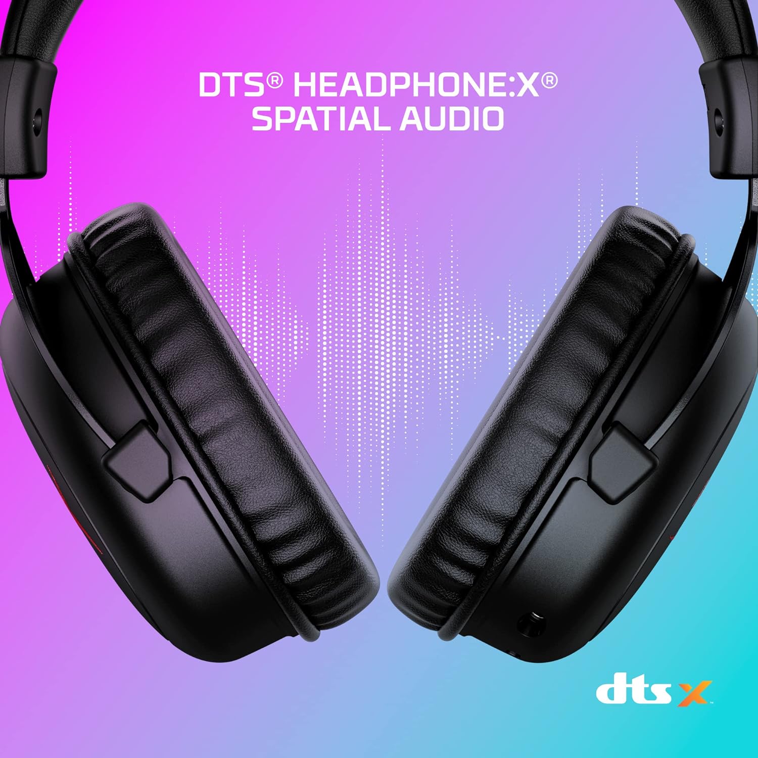 HyperX Cloud II Core Wireless Gaming Headset – 80-Hour Battery, DTS:X Spatial Audio, 53mm Drivers, Noise-Canceling Mic