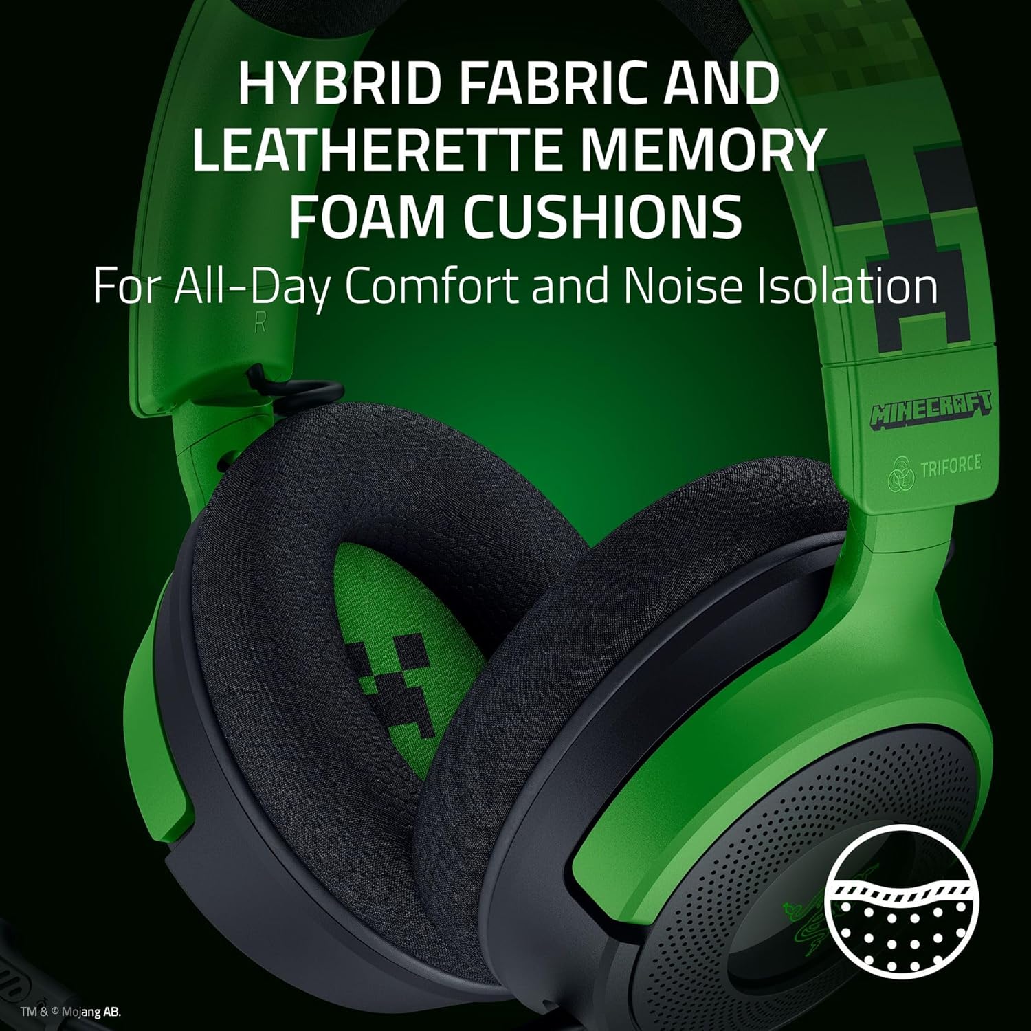 Razer Kraken V4 X Wired Gaming Headset – 40mm TriForce Drivers