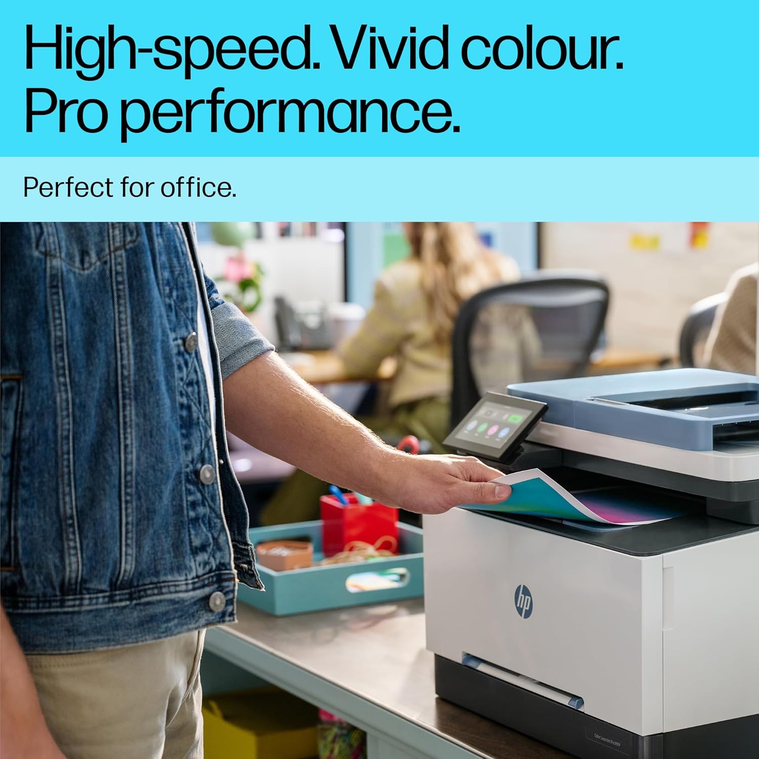 HP Color LaserJet Pro MFP 3303fdw – Fast Color Laser All-in-One (Print/Copy/Scan/Fax), 25 ppm, Auto Duplex, 4.3″ Touchscreen, Dual-Band Wi-Fi