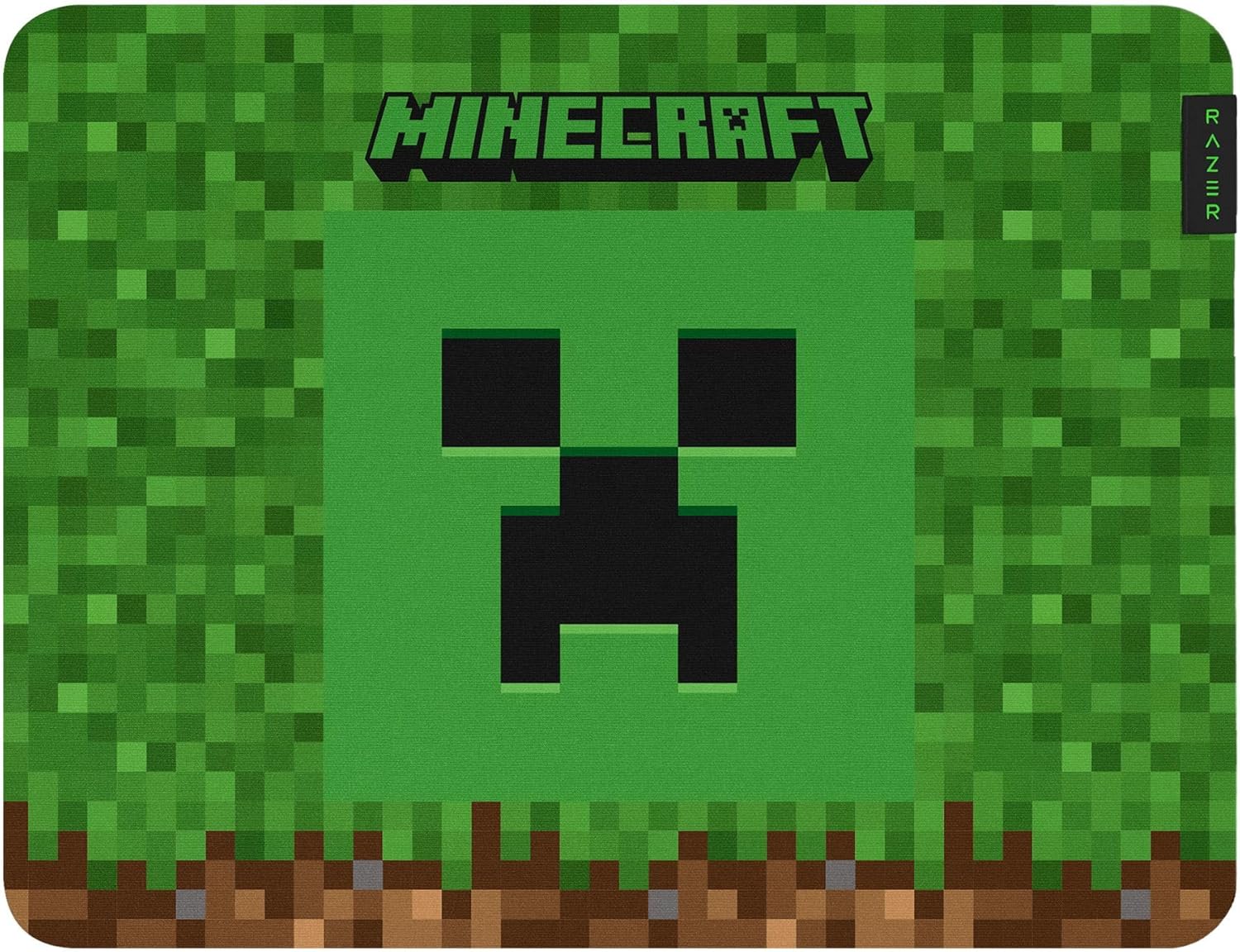 لوحة ماوس الألعاب Razer Gigantus V2 متوسطة الحجم - إصدار Minecraft - سطح ناعم للدقة والتحكم
