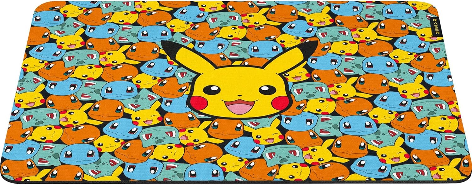 Razer Gigantus V2 Pokémon Edition - Soft Gaming Mouse Mat for Speed and Control - Micro Fabric Surface - Thick Rubber Foam - Non-Slip Base - 360 x 275 x 3 mm | Pokémon Kanto
