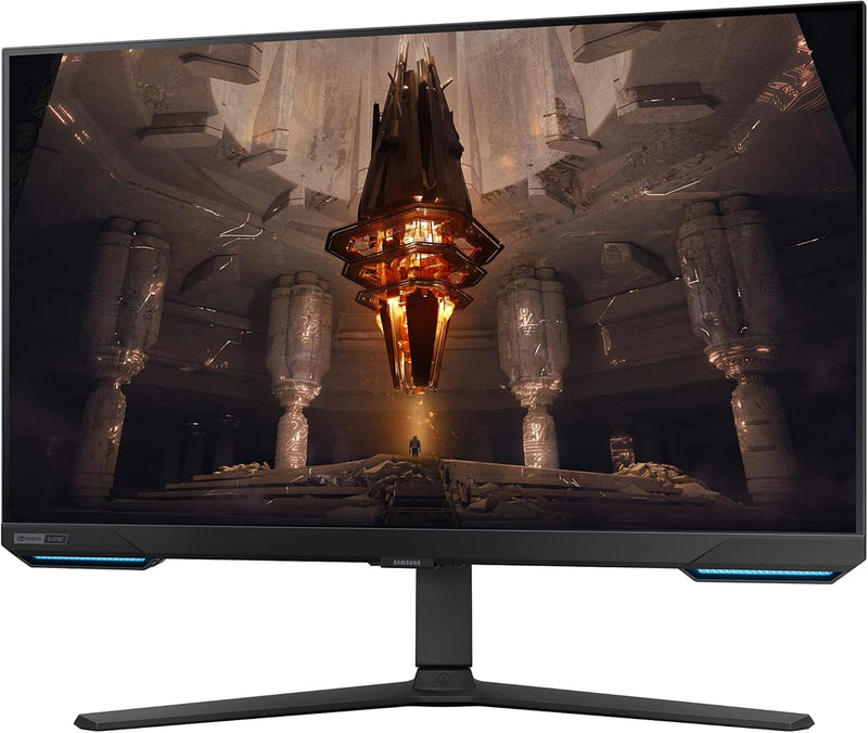 SAMSUNG Odyssey G70B Series 32-Inch 4K UHD Gaming Monitor, IPS Panel, 144Hz, 1ms, HDR 400, G-Sync and FreeSync Premium Pro Compatible, Ultrawide Game View