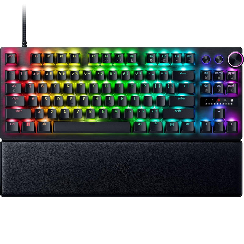 Razer Huntsman V3 Pro Tenkeyless - لوحة مفاتيح سلكية تناظرية بصرية للرياضات الإلكترونية