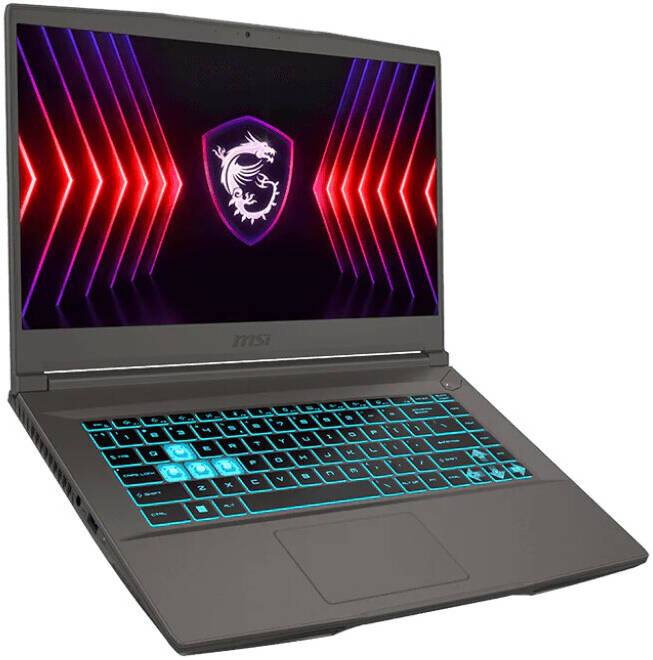 MSI Thin 15 B13UC-2237 Gaming Laptop, 15.6" FHD 144Hz, Core i7-13620H, 16GB RAM, 512GB SSD, RTX 3050 4GB, Win 10 Pro K