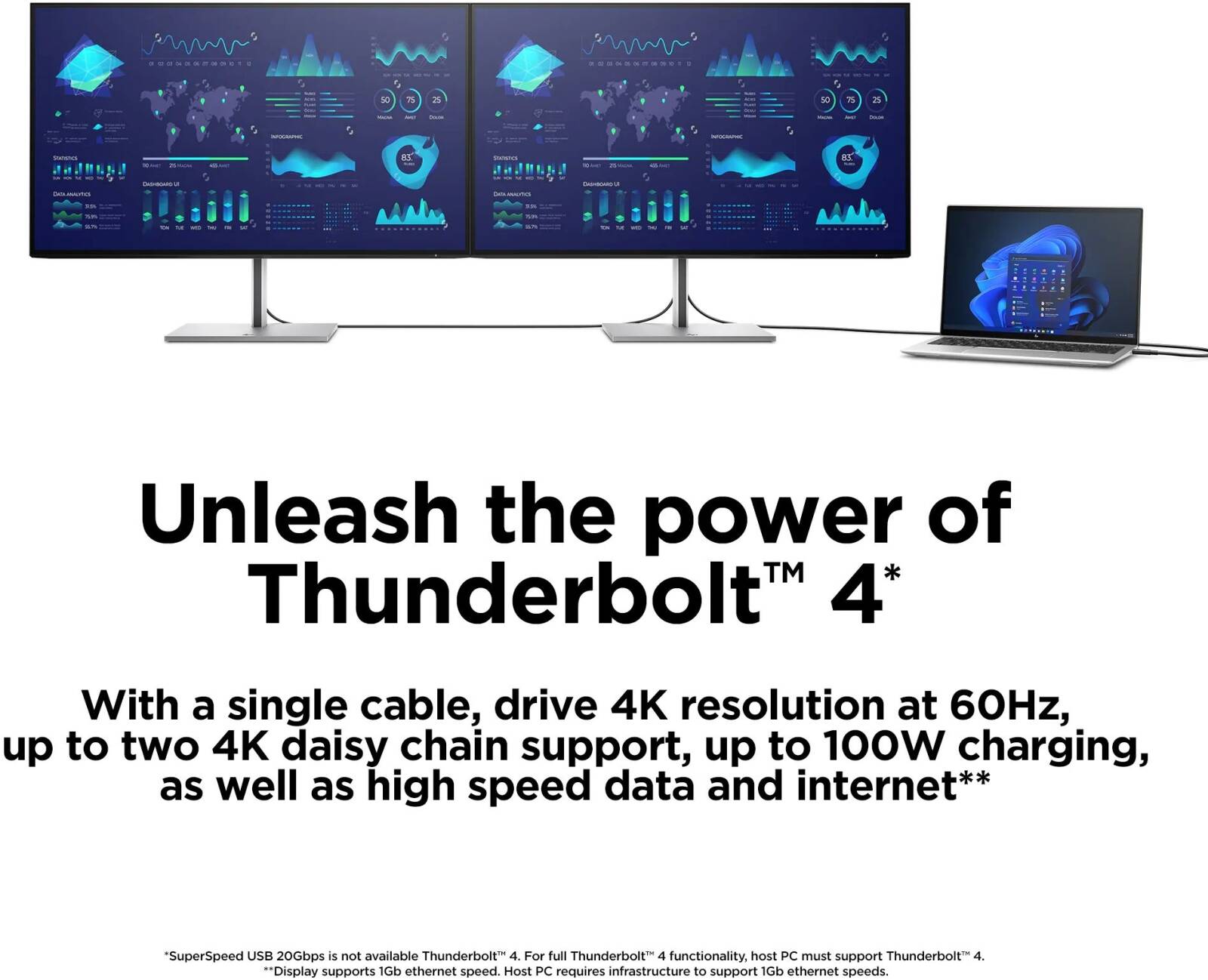 شاشة HP E32k G5 للأعمال مقاس 31.5 بوصة بدقة 4K ومنفذ USB-C - IPS، و99% من ألوان sRGB، و65 واط PD، ومنفذ RJ-45، وتصميم مريح رباعي الاتجاهات، ومعيار VESA 100