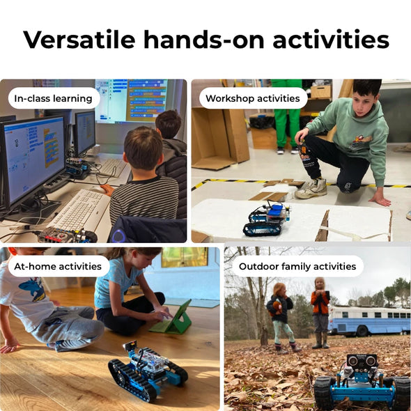 Makeblock mBot Ultimate 10-in-1 Robot Kit – Advanced STEM Learning with Arduino & Raspberry Pi Compatibility