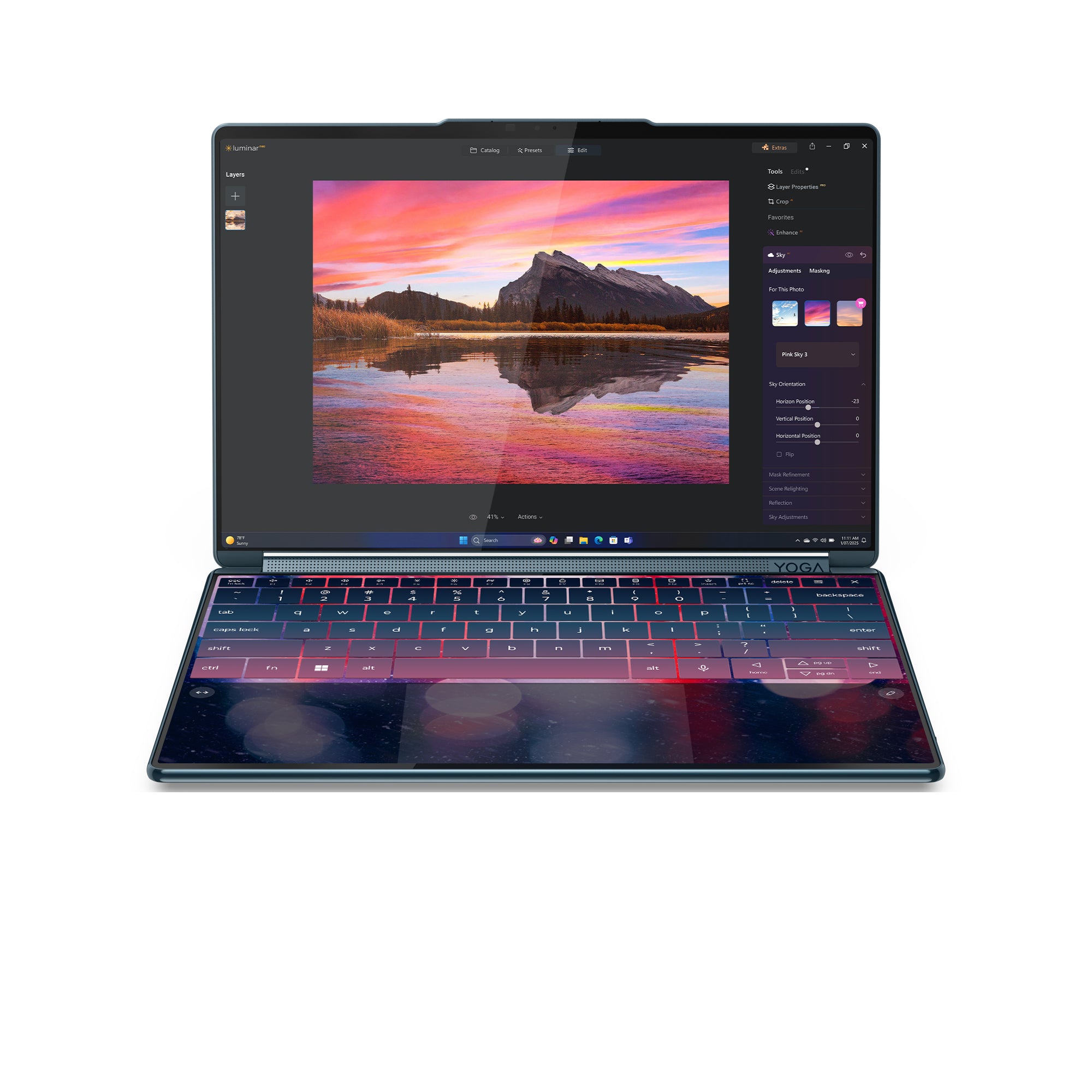 Lenovo Yoga Book 9 14IAH10 83KJ000MAX  2x14" WQXGA 120Hz Touchscreen - Core Ultra 7 255H - 32GB RAM - 1TB SSD - Shared - WIN 11 PRO K