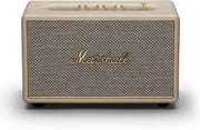 مكبر صوت Marshall Acton III Bluetooth المنزلي - صوت ستيريو عالٍ مع تحكم في الجهير والطبقات العالية، يعمل بالكهرباء، مدخل مساعد 3.5 مم