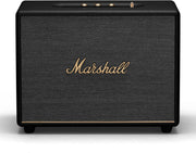 Marshall Woburn III Bluetooth Home Speaker - Loud Stereo Sound with Bass and Treble Controls , Plug-in Powered , Record Player Compatible , HDMI, RCA, 3.5mm Aux Inputs - Black