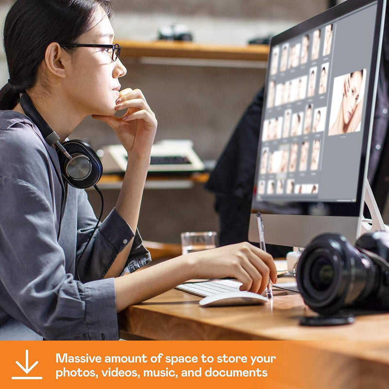 WD My Book 14TB Desktop External Hard Drive, USB 3.2 Gen 1, 256-bit AES Encryption, Auto Backup
