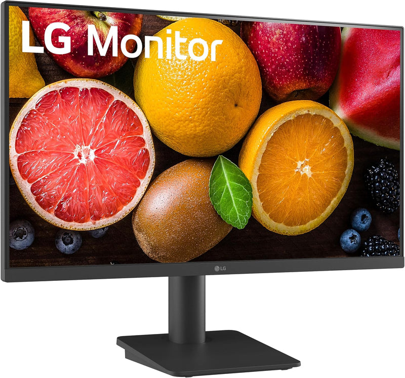 LG 27MS550-B 27 inch IPS Computer Monitor FHD (1920x1080) 100Hz 5ms Reader Mode Tilt/Height Stand Built in Speaker Borderless Design OnScreen Control Black Stabilizer DAS Crosshair HDMI Black