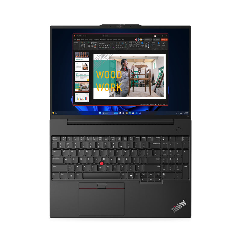 Lenovo ThinkPad E16 Gen 2 16" Laptop -Core™ Ultra 5 125U- 8GB RAM - 512GB SSD - Shared - WIN 10 PRO K (Business Black)