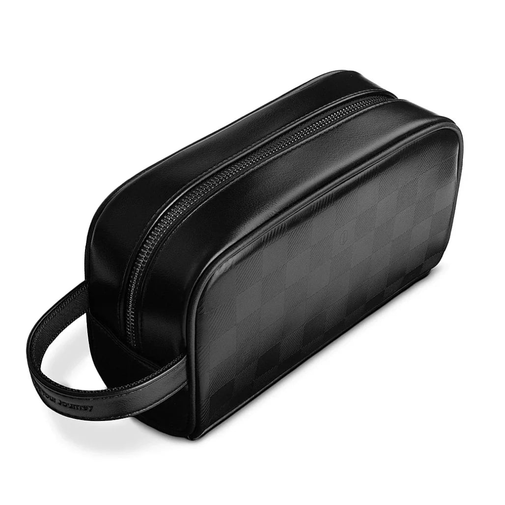 WiWU Phantom Fingerprint Lock Pouch, High-Precision Biometric Lock, PU Leather Travel Organizer Bag, Scratch-Resistant Lining, 28 × 12.5 × 9 cm