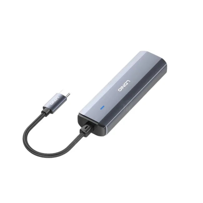 LDNIO DS-114C USB-C 4-in-1 Hub, USB-C to 4× USB 3.0 Multiport Adapter, High-Speed Data Transfer Docking Station for Laptop, Mac, and PC