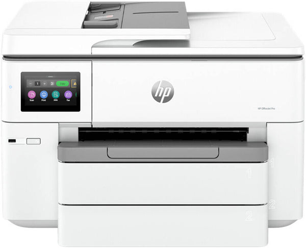 HP OfficeJet Pro 9730 Wide Format All-in-One Printer, Print, Copy, Scan, Up to 34 ppm Print Speed, Automatic Duplex Printing, Up to 4800x1200 Optimized dpi 1200x1200 Rendered dpi, White