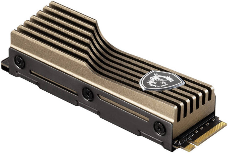 MSI Spatium M480 Pro PCIe Gen4x4 M.2 2280 Internal SSD, with Heatsink, 1TB Capacity, Up to 7400MB/s Sequential Read & 6000MB/s Sequential Write Speed, 700TBW, 3D NAND