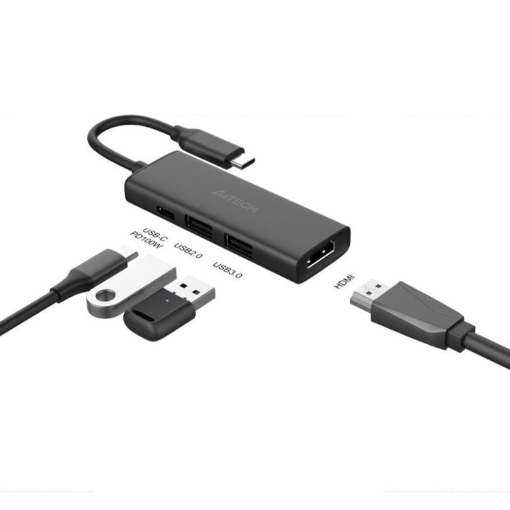 محطة إرساء A4Tech DST-40C 4 في 1 USB-C
