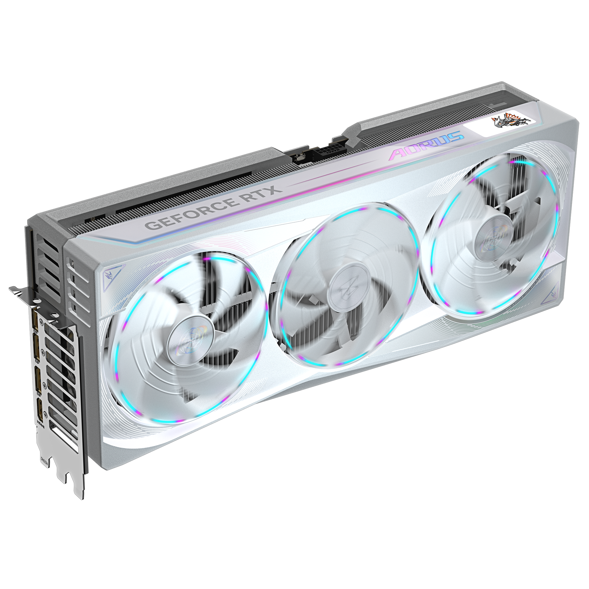 Gigabyte AORUS GeForce RTX 5090 MASTER ICE 32G – 32 GB GDDR7, 21,760 CUDA, PCIe 5.0, Triple‑Fan WINDFORCE Cooling