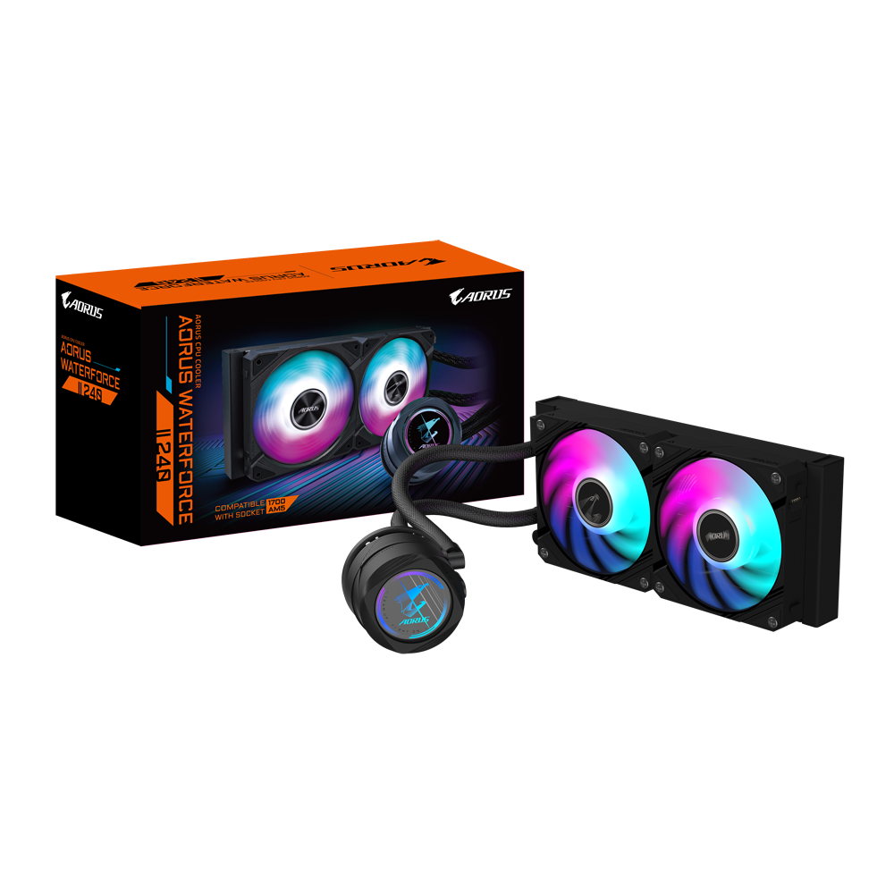 جيجابايت Aorus Waterforce II 240 ARGB Sync مبرد سائل الكل في واحد