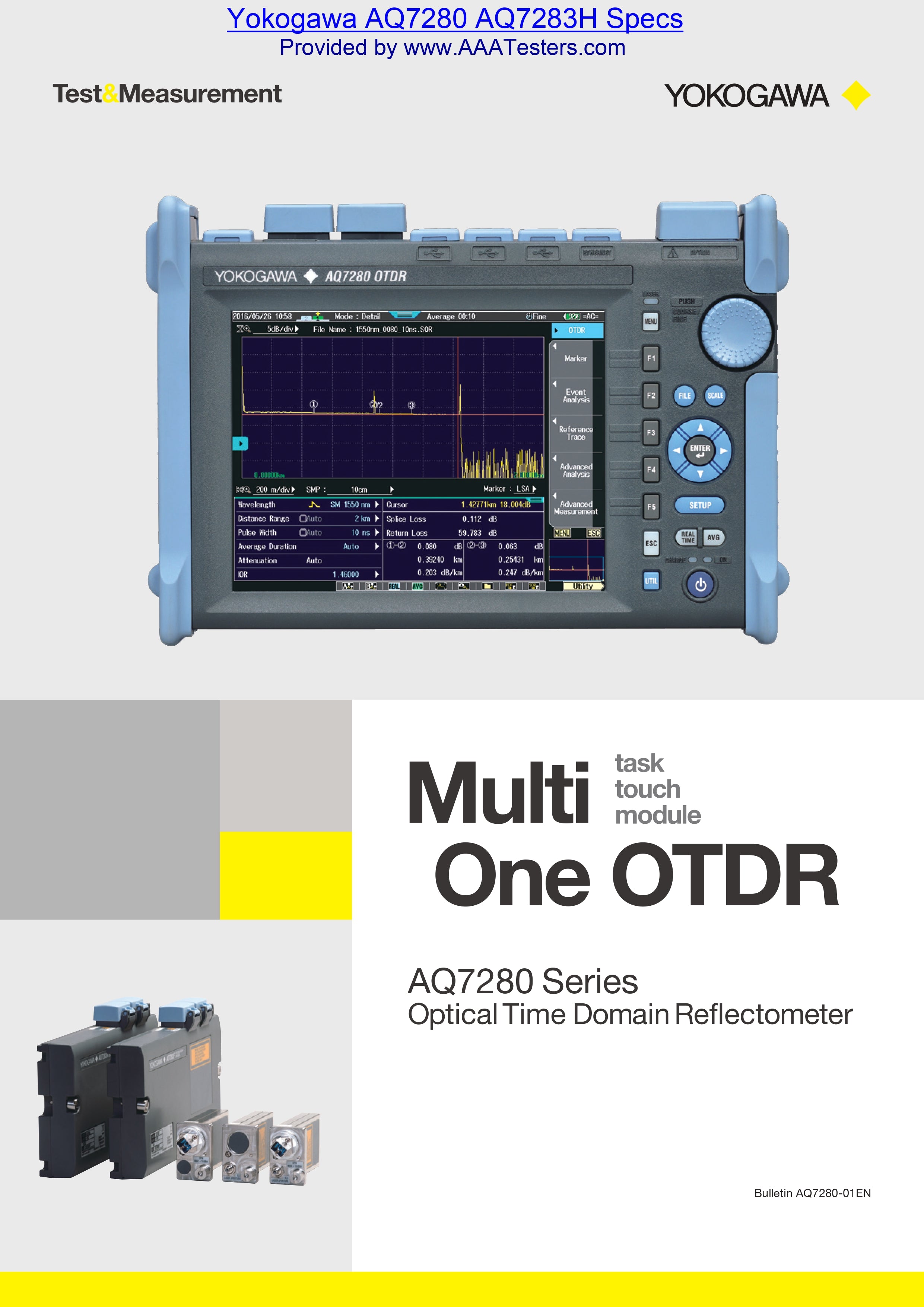 その他 AQ-1702 OPTICAL FIBER ANALYZER AQ-1702 OPTICAL FIBER ANALYZER