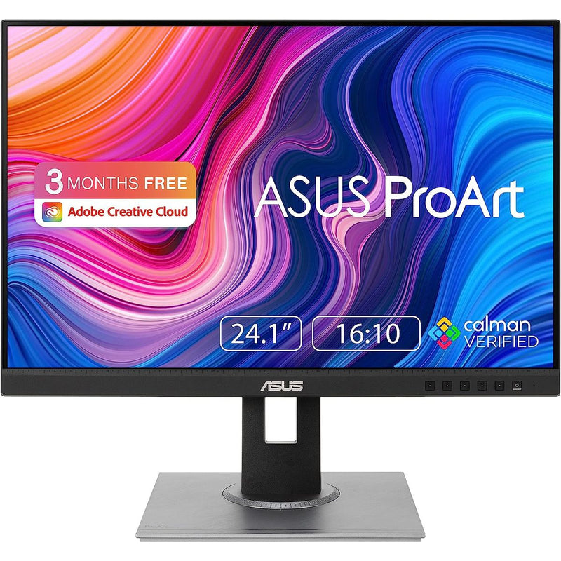 شاشة ASUS ProArt Display PA248QV - مقاس 24.1 بوصة - بدقة WUXGA (1920 × 1200) - IPS، 100% sRGB