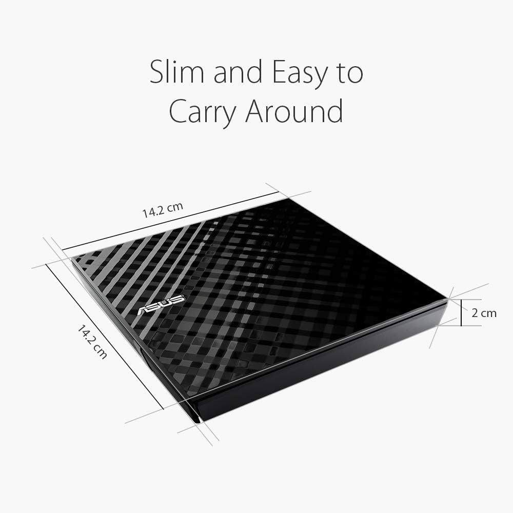 ASUS SDRW-08D2S-U LITE 8X Slim External DVD+RW Optical Drive ASUS SDRW-08D2S-U LITE 8X Slim External DVD+RW Optical Drive