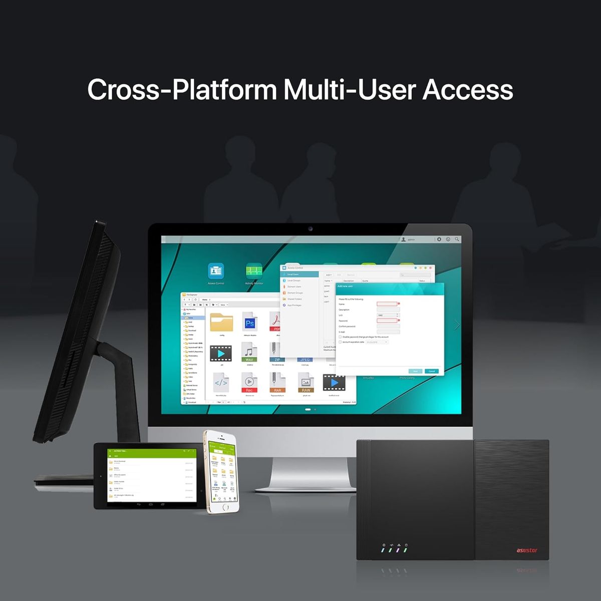 ASUSTOR Flashstor 12 Pro FS6712X NAS – All-Flash NVMe Storage, Intel Celeron N5105, Dual 2.5GbE, 4GB RAM