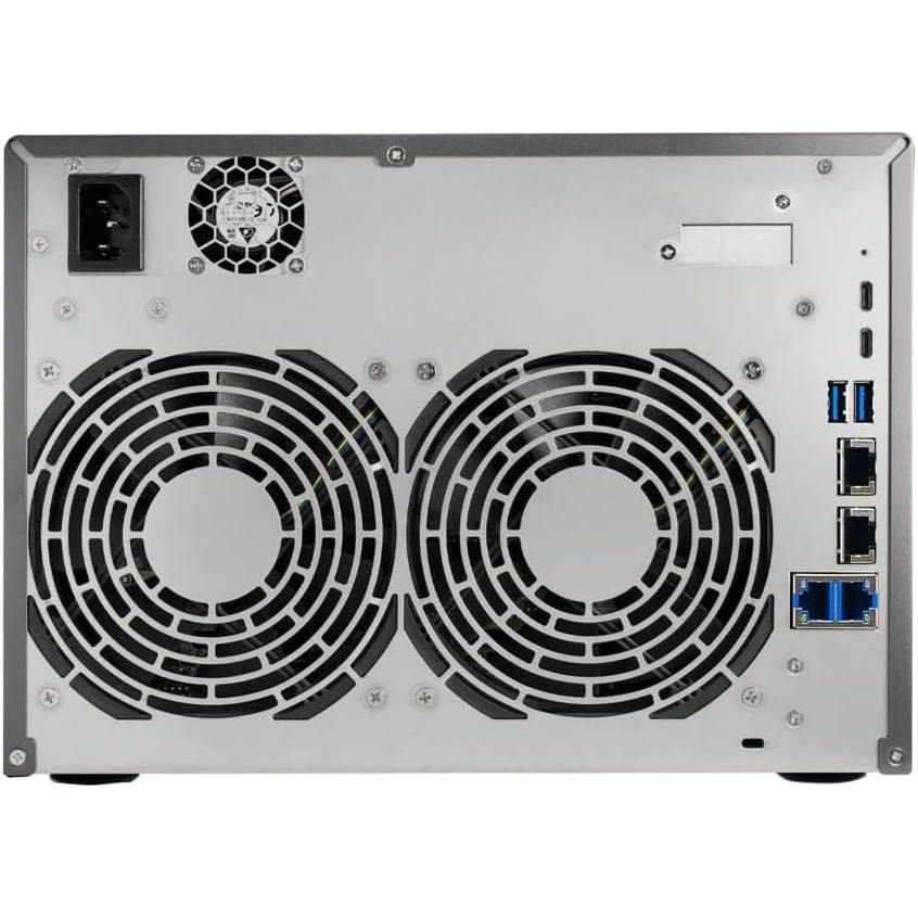 ASUSTOR Lockerstor Gen3 AS6808T 8-Bay NAS – AMD Ryzen Quad-Core 2.3GHz, 16GB ECC DDR5, Dual 10GbE, Diskless