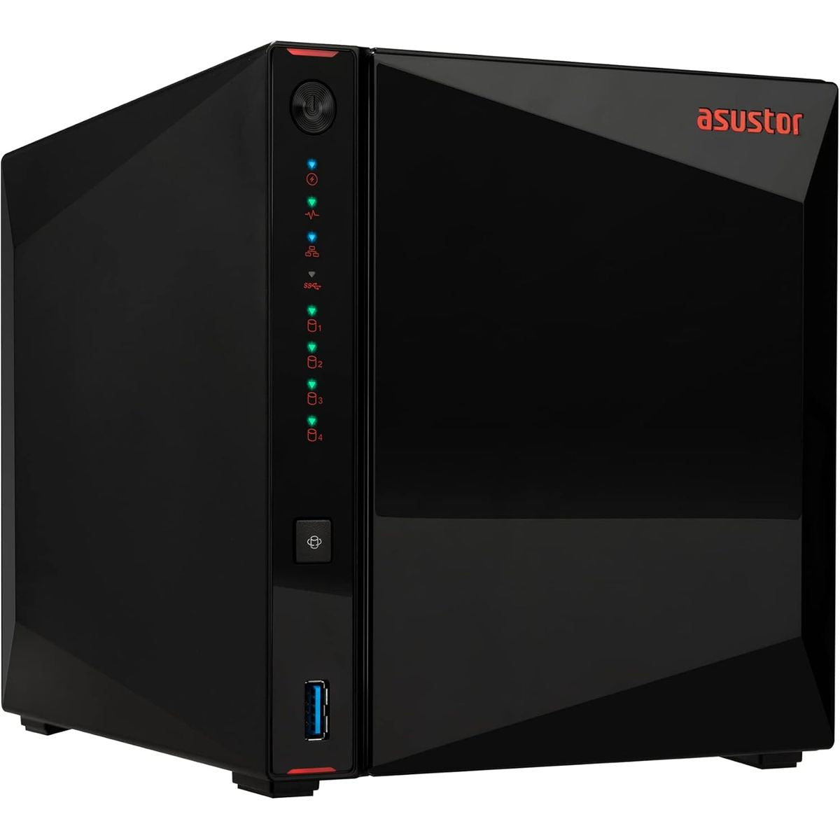 ASUSTOR Nimbustor 4 AS5404T 4-Bay NAS – Intel Celeron N5105, 4GB RAM, Dual 2.5GbE, NVMe Support