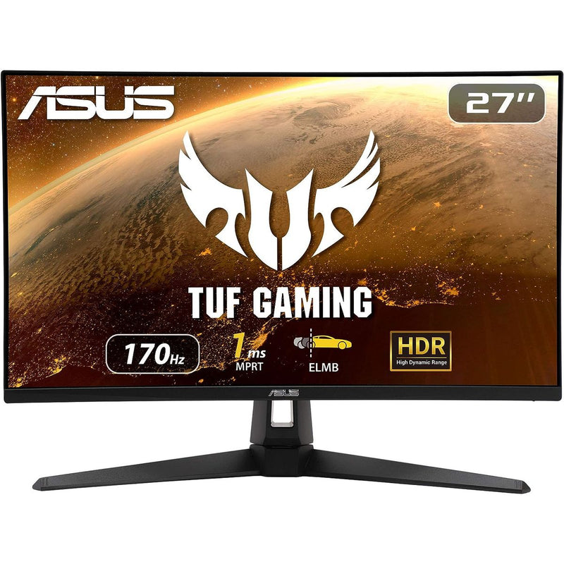 شاشة ASUS TUF Gaming VG27AQL1A - مقاس 27 بوصة - WQHD (2560 × 1440) - IPS، 170 هرتز، 1 مللي ثانية، 130% sRGB، HDR