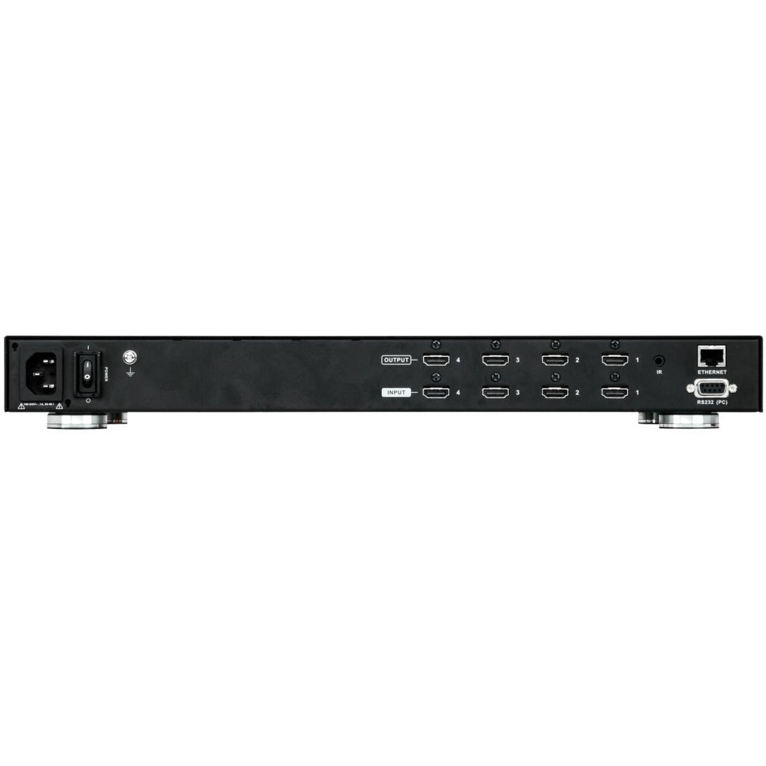 ATEN 4 × 4 HDMI مصفوفة التبديل مع قشارة