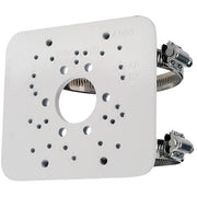 Atlantic Pole Mount Bracket for Surveillance Cameras – 125.5x113.5mm, Durable Steel, Weather-Resistant