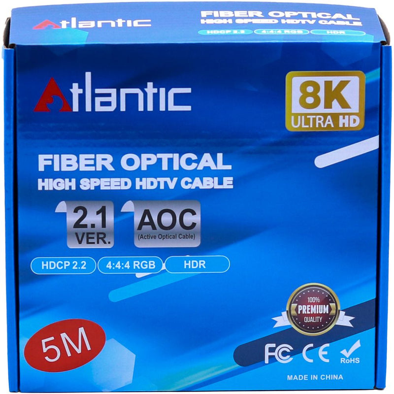ATLANTIC Fiber Optical High-Speed HDTV Cable (8K-ULTRA HD)