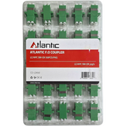 Atlantic F.O LC/UPC Single-Mode Simplex Fiber Optic Couplers, 50-Pack (CO-LSU50)